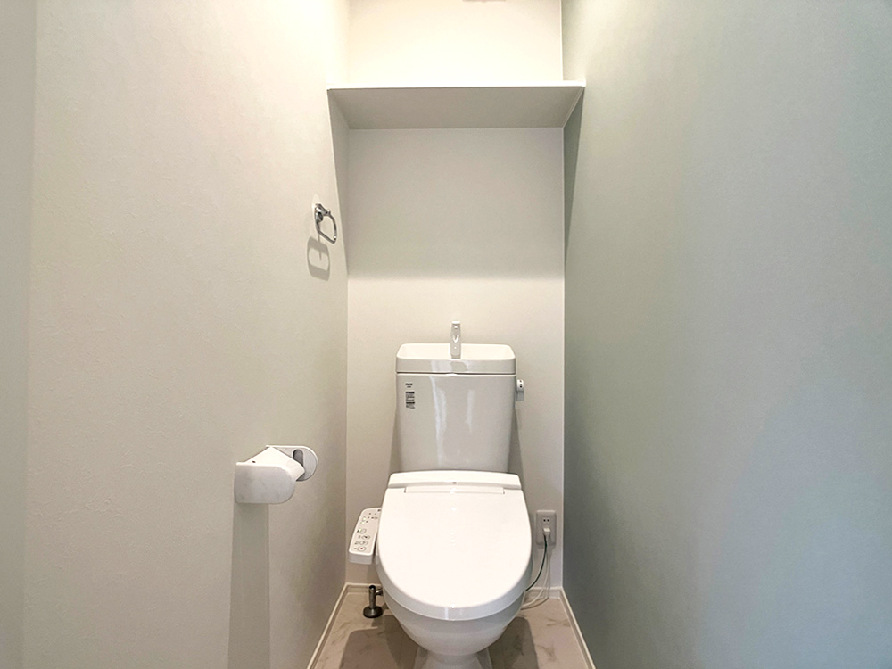 トイレは各階にあるため、毎朝の慌ただしい支度時も安心。