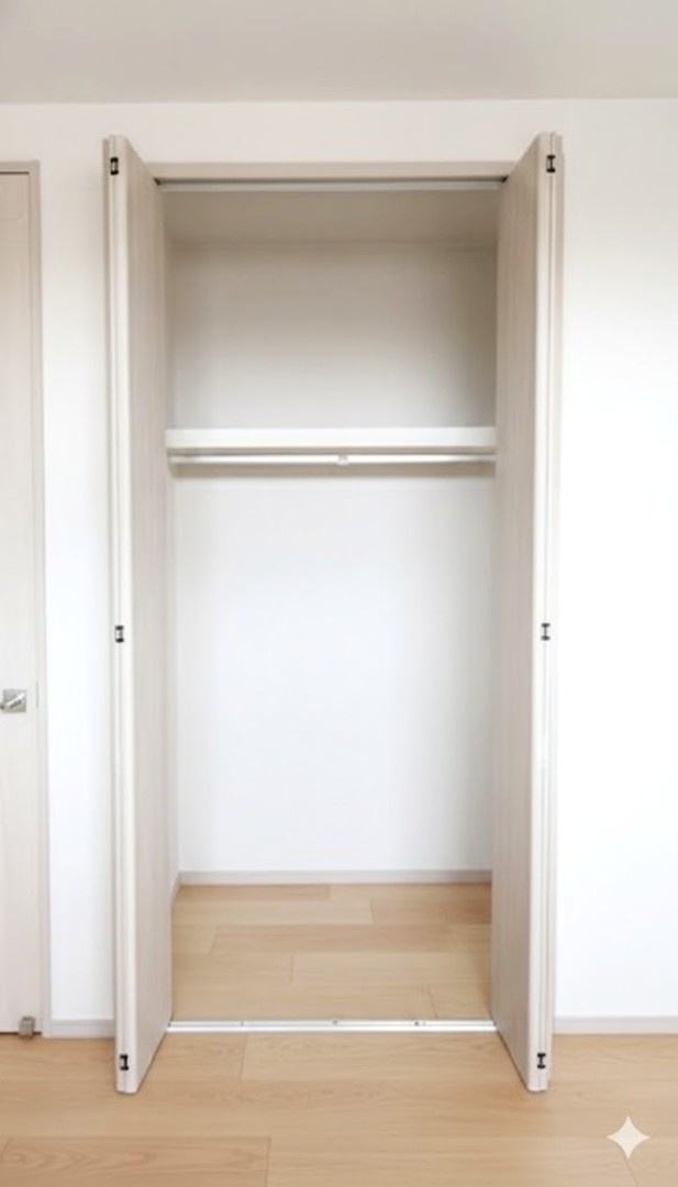 全居室収納付き！たっぷり収納できます♪大切なお洋服もスッキリ収納できます。 い。