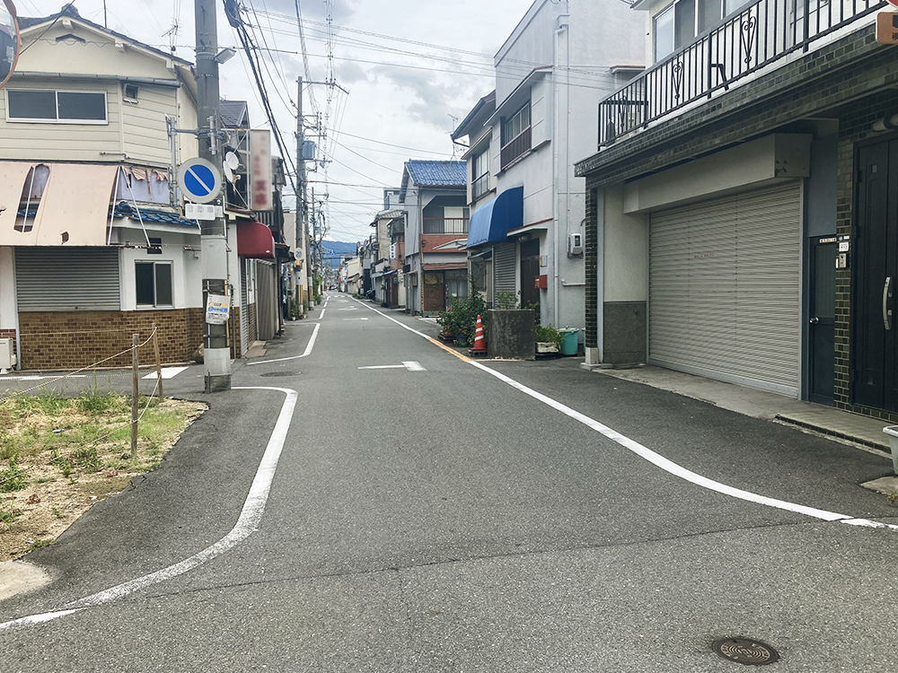 前面道路