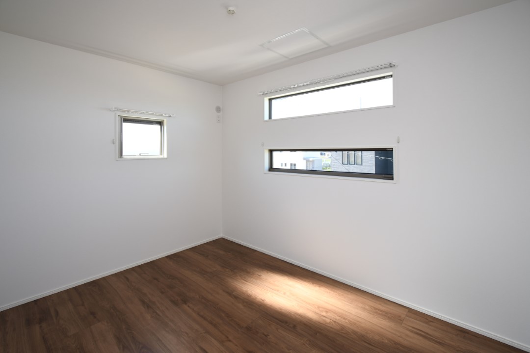 ２階は3室確保！子ども部屋もしっかり取れます。自分だけの空間が嬉しい♪※施工事例です。実物とは異なります。詳しくはお問い合わせください。