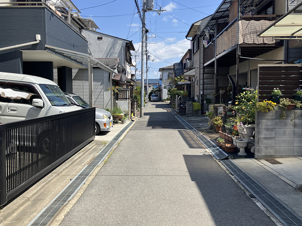 前面道路(解体前)