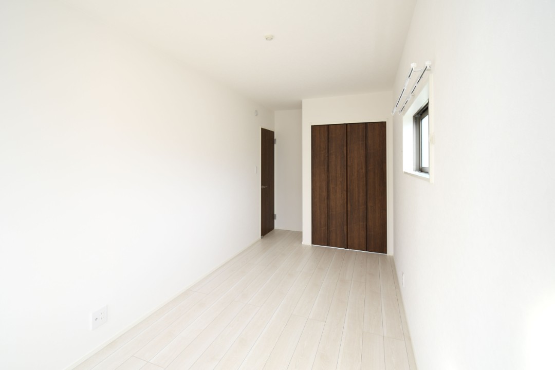 ２階は3室確保！子ども部屋もしっかり取れます。自分だけの空間が嬉しい♪※施工事例です。実物とは異なります。詳しくはお問い合わせください。 