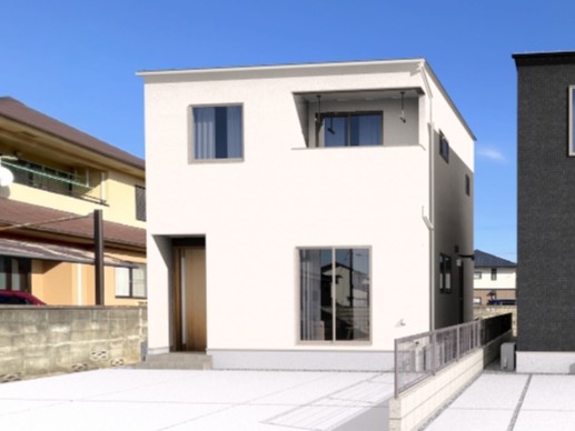 間取りは4LDKと、プライベートスペースをしっかり確保しつつ、楽しい家族団らんもできる広々15帖のLDKがある住まいです♪※外観イメージです。実際の施工と異なります。