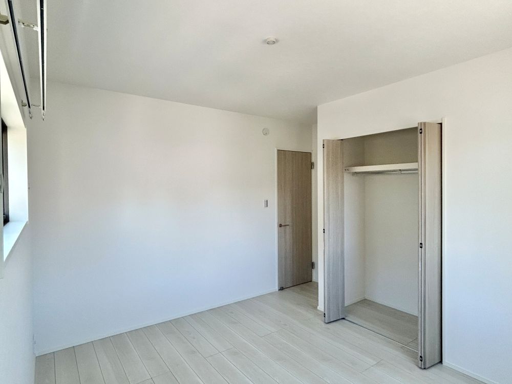 各部屋に収納付きなので、お部屋もスッキリ！