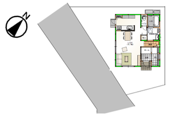 駐車スペースは２台になります。