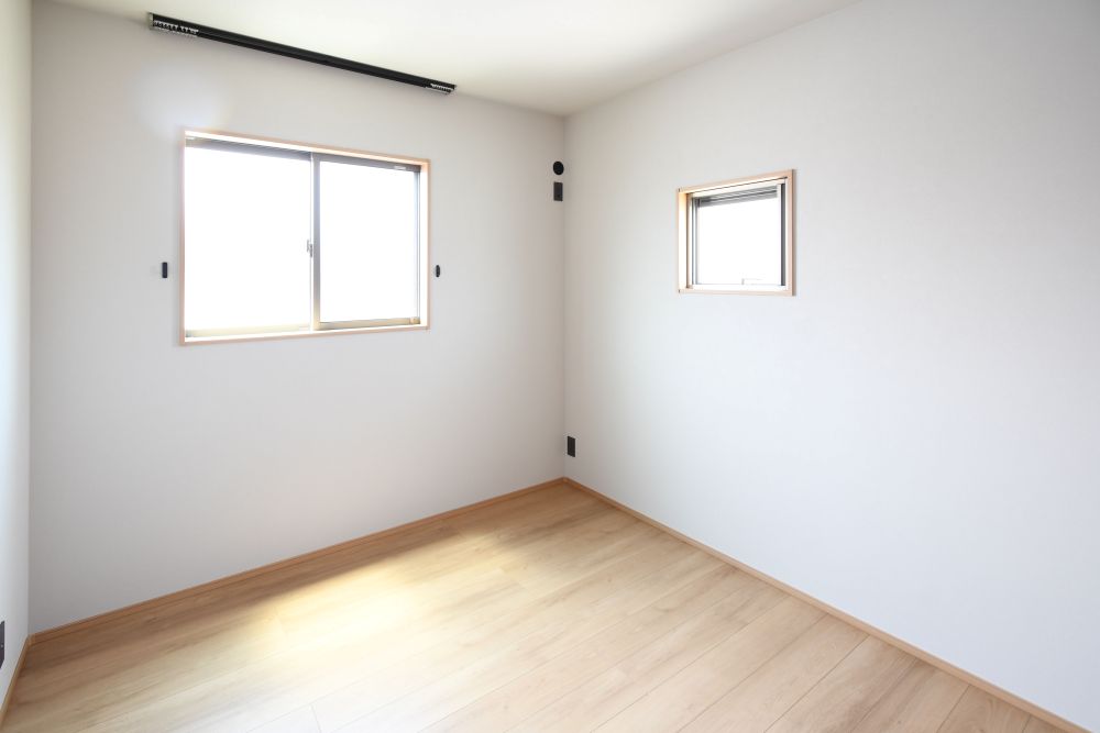 ２階は3室確保！子ども部屋もしっかり取れます。自分だけの空間が嬉しい♪※施工事例です。実物とは異なります。詳しくはお問い合わせください。