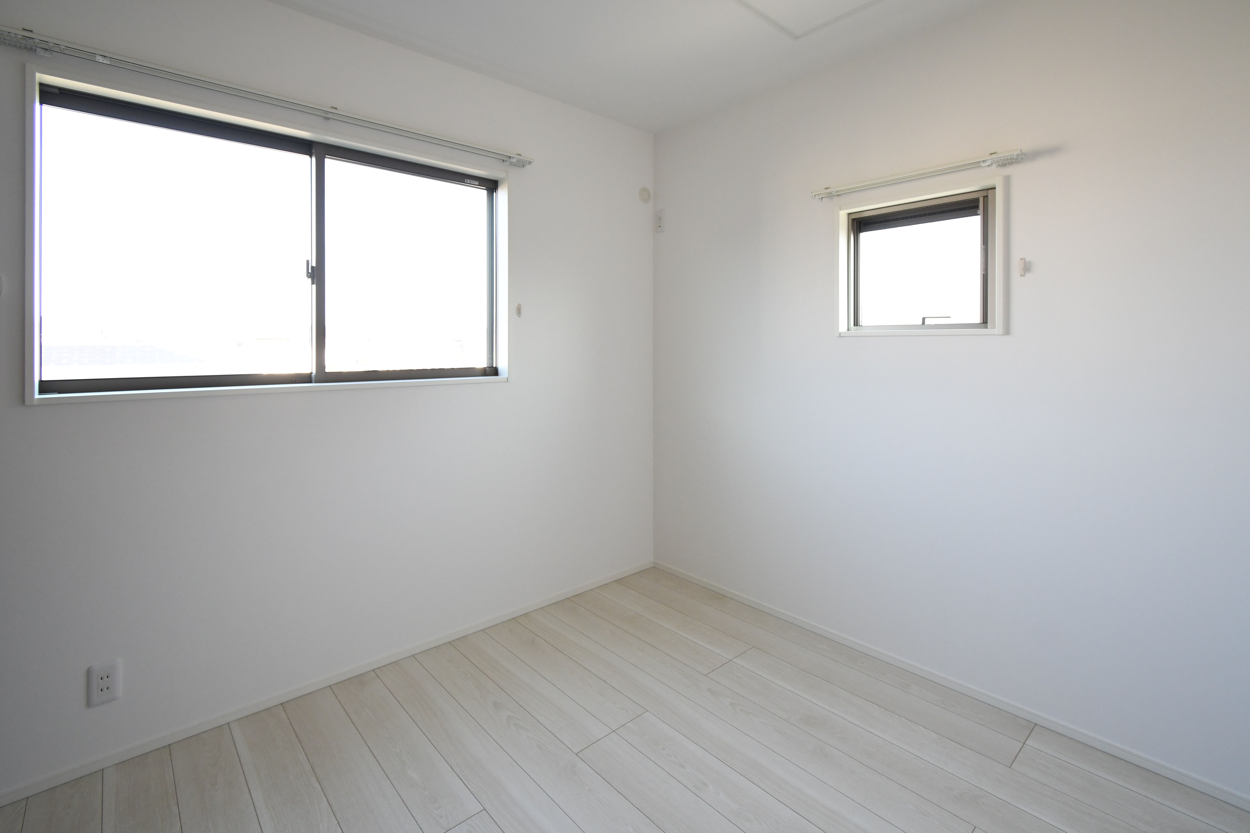 2階には5.1帖の洋室が2部屋。お子様の部屋だけでなく、趣味の部屋にするなど自分の空間も作れます♪※施工事例です。実際とは異なります。