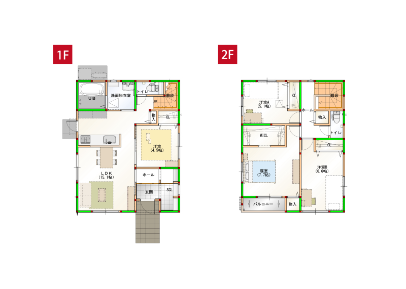 収納たっぷりの4LDKです♪※画像はイメージです。