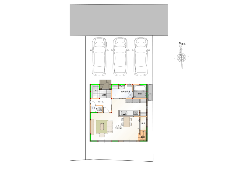  【夏の冷房代】松山市正円寺建売③【光熱費は、太陽が払ってほしい】新築　4LDK ☆桑原小学校　徒歩8分☆