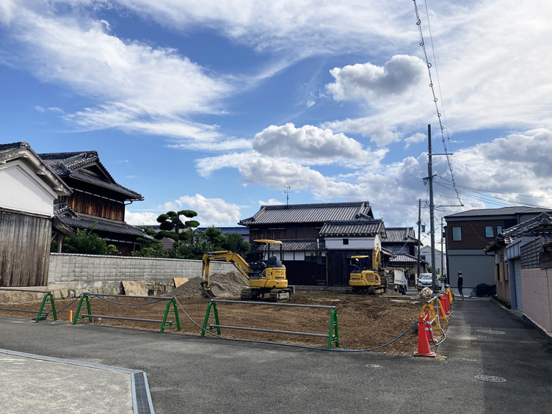 【更地】枚方市春日元町(３号地)　建築条件なし！全三区画！