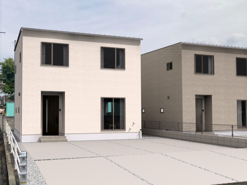 【頭金・ボーナス払い0円】丸亀市津森町建売⑧【建築中物件限定！リビングエアコン特典付き】新築　4LDK　☆城坤小学校まで　徒歩9分☆