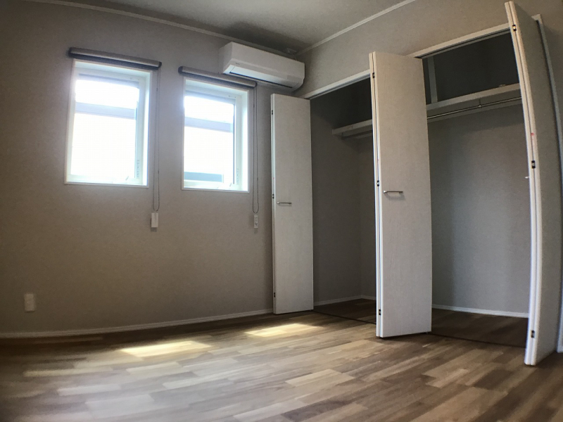 部屋が広いうえに収納スペース大!