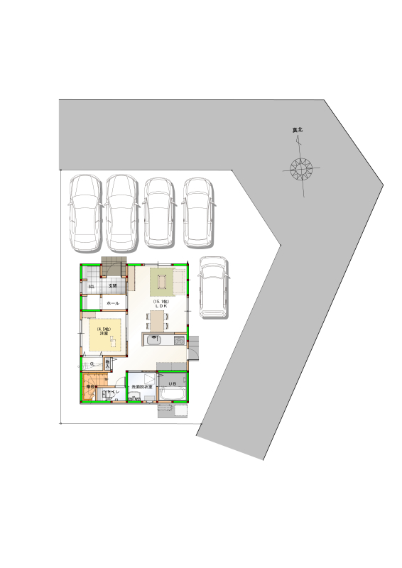 決算還元キャンペーン！高松市多肥上町建売⑨【来場＆見学でプレゼント実施中】【子育てエコホーム支援事業最大80万円対象物件】　新築　4LDK☆ローソン高松多肥上町店まで　徒歩10分☆