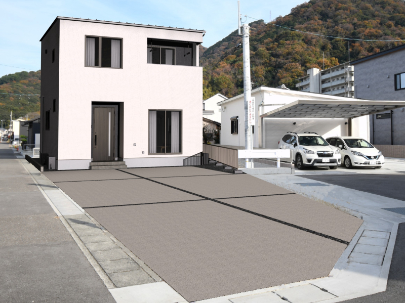  【頭金・ボーナス払い0円】徳島市名東町建売⑬　【建築中物件限定！リビングエアコン特典付き】