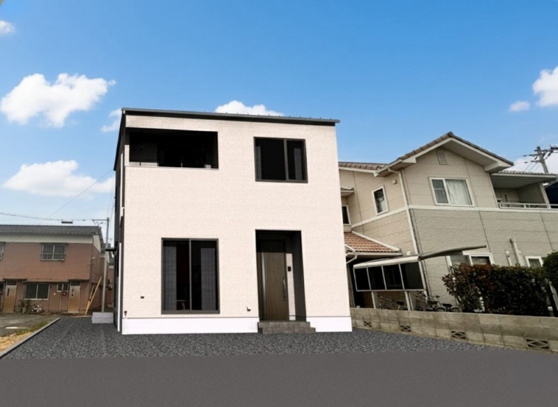 【頭金・ボーナス払い0円】丸亀市今津町建売④【建築中物件限定！リビングエアコン特典付き】　4LDK　☆城坤小学校まで　徒歩5分☆